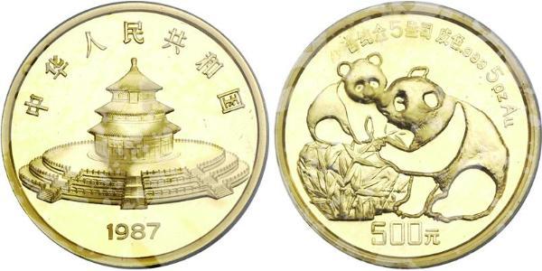 500 Yuan República Popular China Oro 