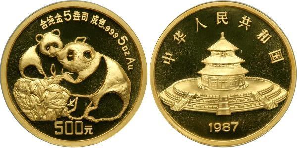 500 Yuan 中华人民共和国 金 