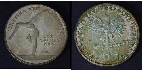 500 Zloty Polonia Argento 
