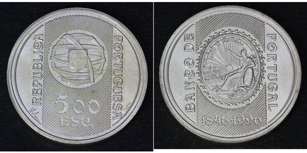 500 Ескудо Португальська Республіка (1975 - ) Срібло 