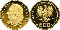 500 Злотий Польська Народна Республіка (1952-1990) Золото 
