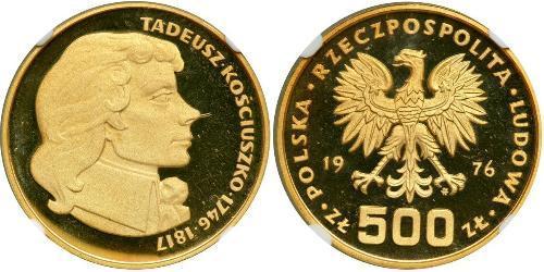 500 Злотий Польська Народна Республіка (1952-1990) Золото 