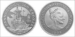 500 Крона Дания Серебро 