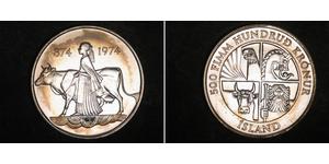 500 Крона Исландия Серебро 