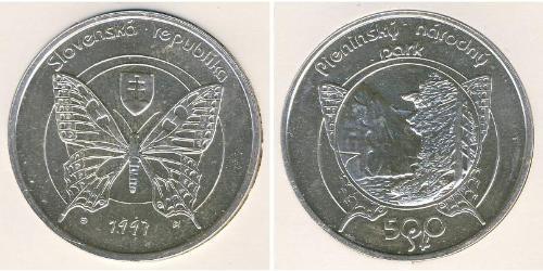500 Крона Словакия Серебро 
