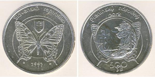 500 Крона Словакія Срібло 