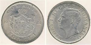 500 Лей Королівство Румунія (1881-1947) Срібло Michael I of Romania