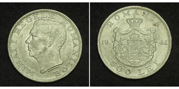 500 Лей Королівство Румунія (1881-1947) Срібло Michael I of Romania