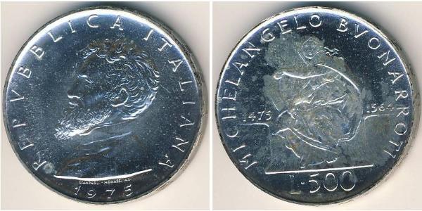 500 Лира Италия Серебро 