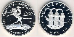 500 Лира Сан-Марино Серебро 
