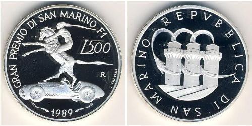 500 Ліра Сан-Маріно Срібло 