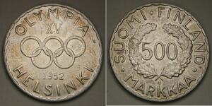 500 Марка Финляндия (1917 - ) Серебро 
