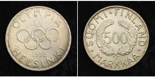 500 Марка Фінляндія (1917 - ) Срібло 