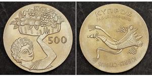 500 Миль Республика Кипр Никель/Медь 