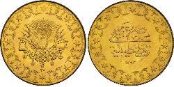 500 Пиастр Османская империя (1299-1923) Золото Абдул-Хамид II (1842 - 1918)