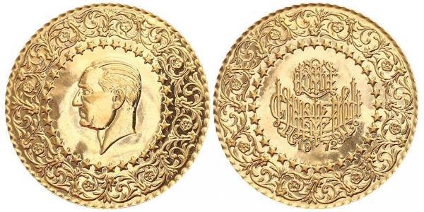 500 Пиастр Турция (1923 - ) Золото Mustafa Kemal Atatürk (1881-1938)