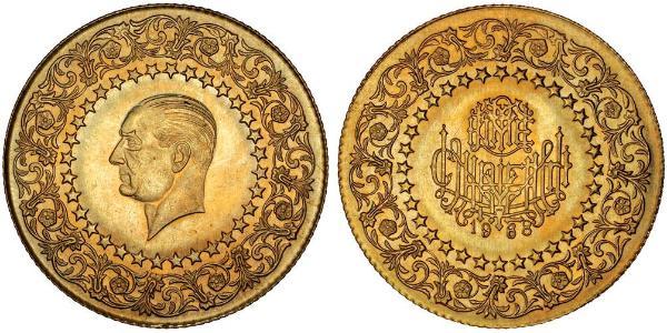 500 Пиастр Турция (1923 - ) Золото Mustafa Kemal Atatürk (1881-1938)