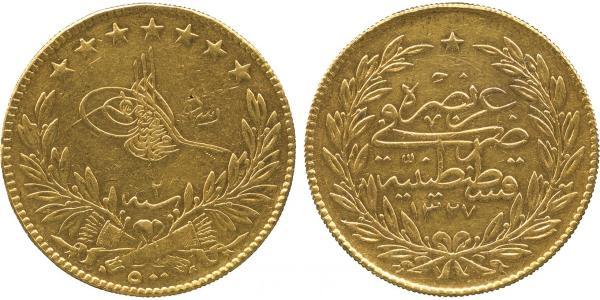 500 Піастр Османська імперія (1299-1923) Золото 