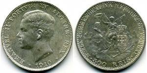 500 Рейс Королевство Португалия (1139-1910) Серебро 