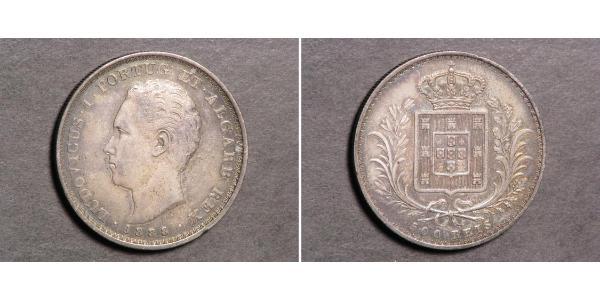 500 Рейс Королівство Португалія (1139-1910) Срібло 