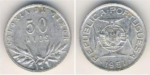 50 Avo Portugal / Timor oriental (1702 - 1975) Argent 