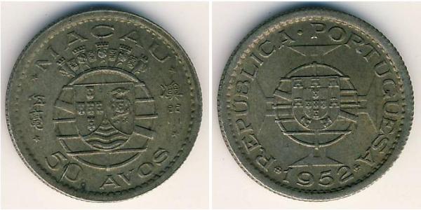 50 Avo Portogallo / Macao (1862 - 1999) Rame/Nichel 