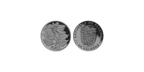 50 Balboa Panamá Oro 