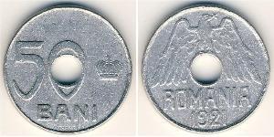 50 Ban Reino de Rumanía (1881-1947) Aluminio 