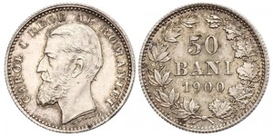 50 Ban Regno di Romania (1881-1947) Argento Carlo I di Romania (1839 - 1914)