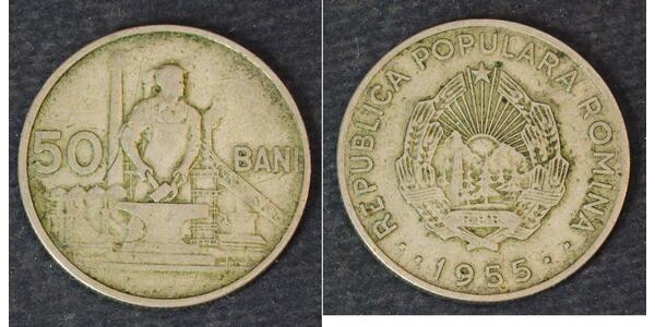 50 Ban Socialist Republic of Romania (1947-1989) Kupfer/Nickel 