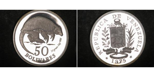 50 Bolivar Venezuela Argent 