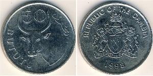 50 Butut Gambia 銅/镍 