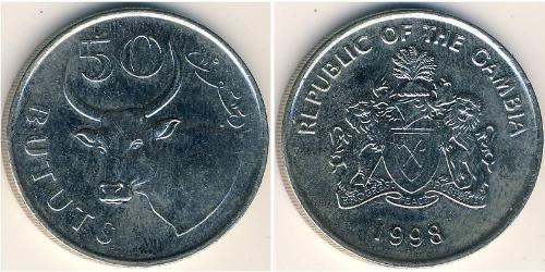 50 Butut Gambia 銅/镍 
