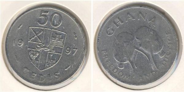 50 Cedi Ghana Cuivre/Nickel 