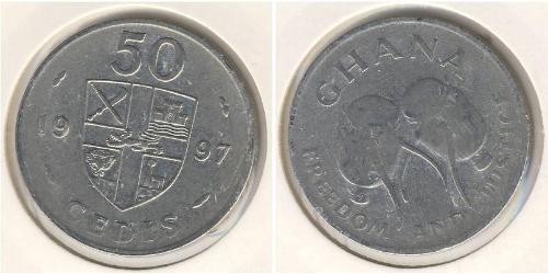 50 Cedi Ghana 銅/镍 