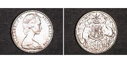 50 Cent Australie (1939 - ) Argent Elizabeth II (1926-2022)