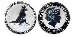 50 Cent Australie (1939 - ) Argent 