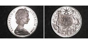 50 Cent Australie (1939 - ) Argent Elizabeth II (1926-2022)