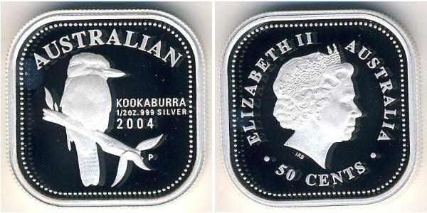 50 Cent Australie (1939 - ) Argent 