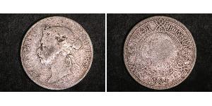 50 Cent British Honduras (1862-1981) Argent Victoria (1819 - 1901)