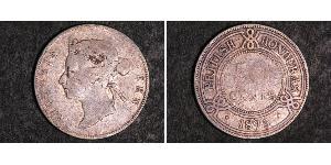 50 Cent British Honduras (1862-1981) Argent Victoria (1819 - 1901)