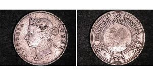 50 Cent British Honduras (1862-1981) Argent Victoria (1819 - 1901)