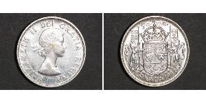 50 Cent Canada Argent Elizabeth II (1926-2022)