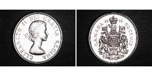 50 Cent Canada Argent Elizabeth II (1926-2022)