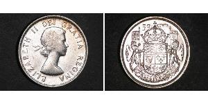 50 Cent Canada Argent Elizabeth II (1926-2022)