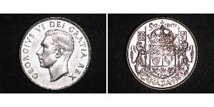 50 Cent Canada Argent George VI (1895-1952)