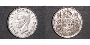 50 Cent Canada Argent George VI (1895-1952)