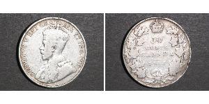 50 Cent Canada Argent George V (1865-1936)