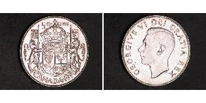 50 Cent Canada Argent George VI (1895-1952)