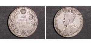 50 Cent Canada Argent George V (1865-1936)